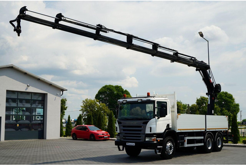 Scania P 360 / 6X4 / SKRZYNIOWY 4.85 + HDS HIAB 211 E-6 HIDUO / UDŹWIG - Dropside/ Flatbed truck, Crane truck: picture 3 Scania P 360 / 6X4 / SKRZYNIOWY 4.85 + HDS HIAB 211 E-6 HIDUO / UDŹWIG - Dropside/ Flatbed truck, Crane truck: picture 3