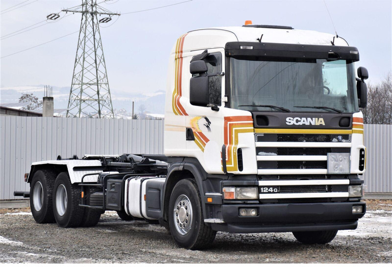 Scania R124 470 Abrollkipper * 6x2 * Motor Problem - Hook lift truck: picture 3 Scania R124 470 Abrollkipper * 6x2 * Motor Problem - Hook lift truck: picture 3