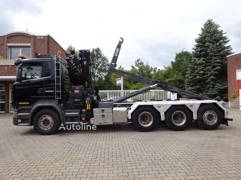 Hook lift truck, Crane truck Scania R490 - Hook lift truck + crane 8x4: picture 8 Hook lift truck, Crane truck Scania R490 - Hook lift truck + crane 8x4: picture 8