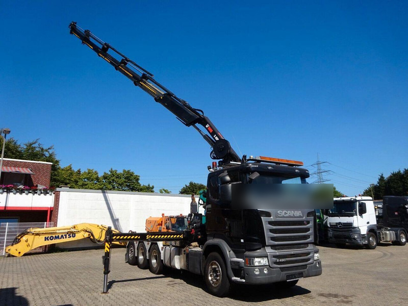 Hook lift truck, Crane truck Scania R490 - Hook lift truck + crane 8x4: picture 12 Hook lift truck, Crane truck Scania R490 - Hook lift truck + crane 8x4: picture 12