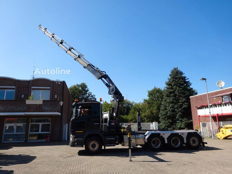 Hook lift truck, Crane truck Scania R490 - Hook lift truck + crane 8x4: picture 10 Hook lift truck, Crane truck Scania R490 - Hook lift truck + crane 8x4: picture 10