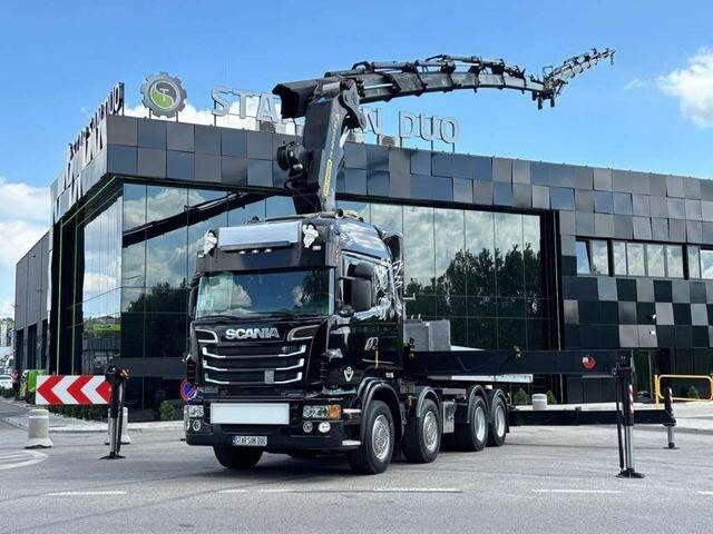 Scania R560 8x2 PALFINGER PK 92002 SH Fly Jib Winch 5t - Dropside/ Flatbed truck, Crane truck: picture 1 Scania R560 8x2 PALFINGER PK 92002 SH Fly Jib Winch 5t - Dropside/ Flatbed truck, Crane truck: picture 1