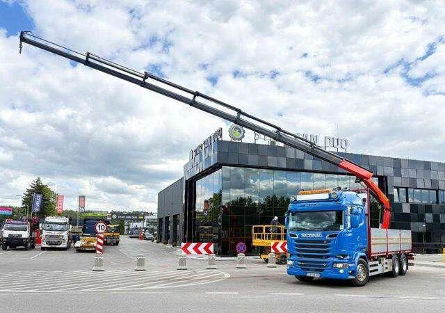 Scania R730 - Dropside/ Flatbed truck, Crane truck: picture 1 Scania R730 - Dropside/ Flatbed truck, Crane truck: picture 1