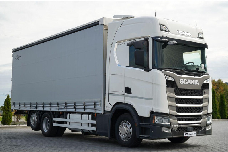 Scania S 450 / SOLÓWKA / 6X2 / OŚ PODNOSZONA / 2019 / - Curtain side truck: picture 1 Scania S 450 / SOLÓWKA / 6X2 / OŚ PODNOSZONA / 2019 / - Curtain side truck: picture 1