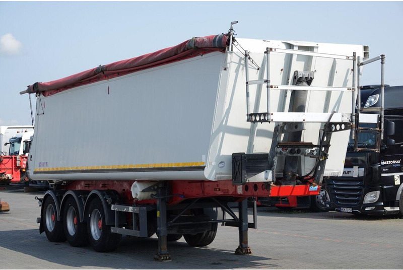 Schmitz Cargobull WYWROTKA 40 M3 / MULDA ALUMINIOWA / OŚ PODNOSZONA / SAF /SPROWAD - Tipper semi-trailer: picture 1 Schmitz Cargobull WYWROTKA 40 M3 / MULDA ALUMINIOWA / OŚ PODNOSZONA / SAF /SPROWAD - Tipper semi-trailer: picture 1