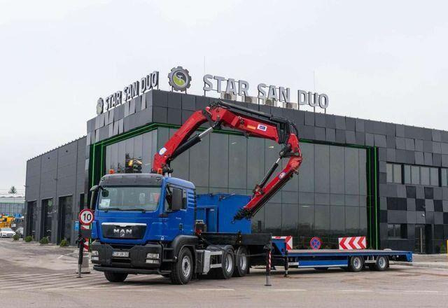 MAN TGS 26.400 6x4 HMF 3722 Fly Crane Semitrailer - Tractor unit: picture 5 MAN TGS 26.400 6x4 HMF 3722 Fly Crane Semitrailer - Tractor unit: picture 5