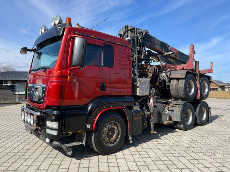 MAN TGS 26.540 6x4 Darus nyergesvontató + rönkszállító pótkocsi Logl - Tractor unit: picture 3 MAN TGS 26.540 6x4 Darus nyergesvontató + rönkszállító pótkocsi Logl - Tractor unit: picture 3