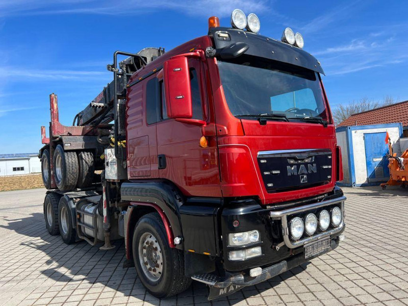 MAN TGS 26.540 6x4 Darus nyergesvontató + rönkszállító pótkocsi Logl - Tractor unit: picture 2 MAN TGS 26.540 6x4 Darus nyergesvontató + rönkszállító pótkocsi Logl - Tractor unit: picture 2