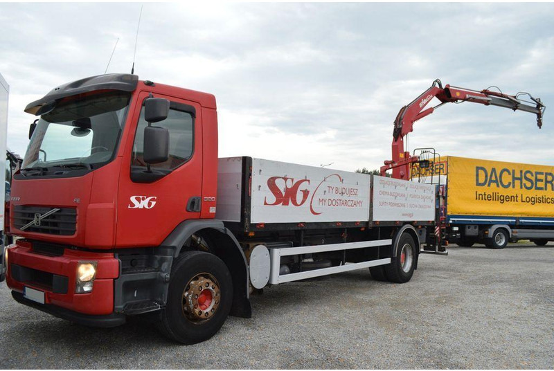 Volvo FE 18.280 - Dropside/ Flatbed truck, Crane truck: picture 1 Volvo FE 18.280 - Dropside/ Flatbed truck, Crane truck: picture 1