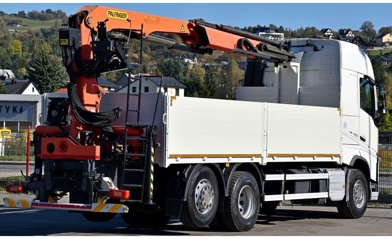 Dropside/ Flatbed truck, Crane truck Volvo FH 420: picture 6