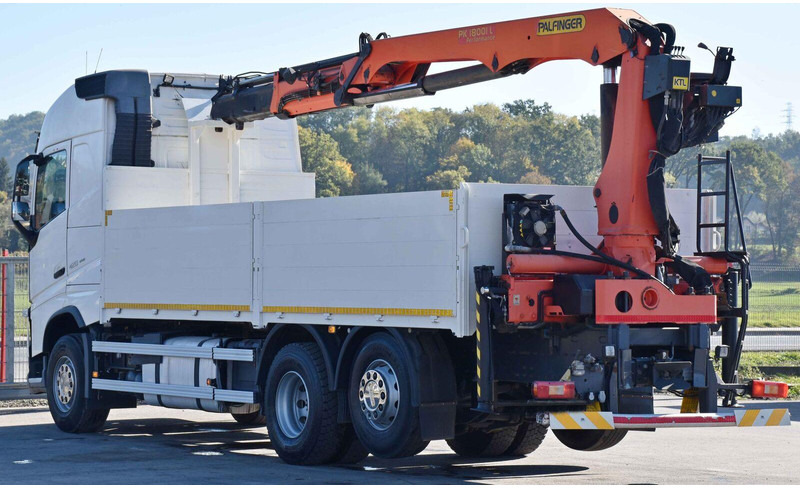Dropside/ Flatbed truck, Crane truck Volvo FH 420: picture 7