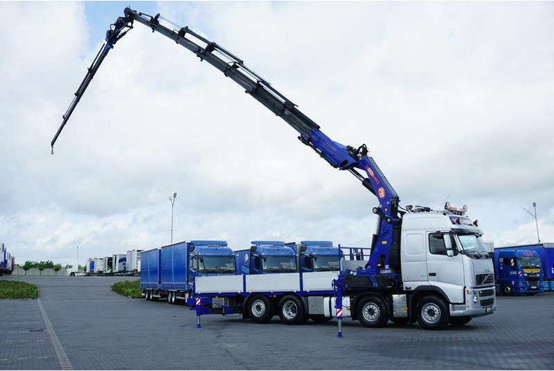 Volvo FH / 520 / 8 X 2 / SKRZYNIOWY + HDS / PM 85 SP + JIB J 1204 / WY - Dropside/ Flatbed truck, Crane truck: picture 4 Volvo FH / 520 / 8 X 2 / SKRZYNIOWY + HDS / PM 85 SP + JIB J 1204 / WY - Dropside/ Flatbed truck, Crane truck: picture 4