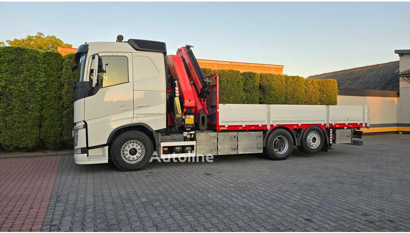 Volvo FH 540 - Flatbed+crane 6x2 - Dropside/ Flatbed truck, Crane truck: picture 3 Volvo FH 540 - Flatbed+crane 6x2 - Dropside/ Flatbed truck, Crane truck: picture 3