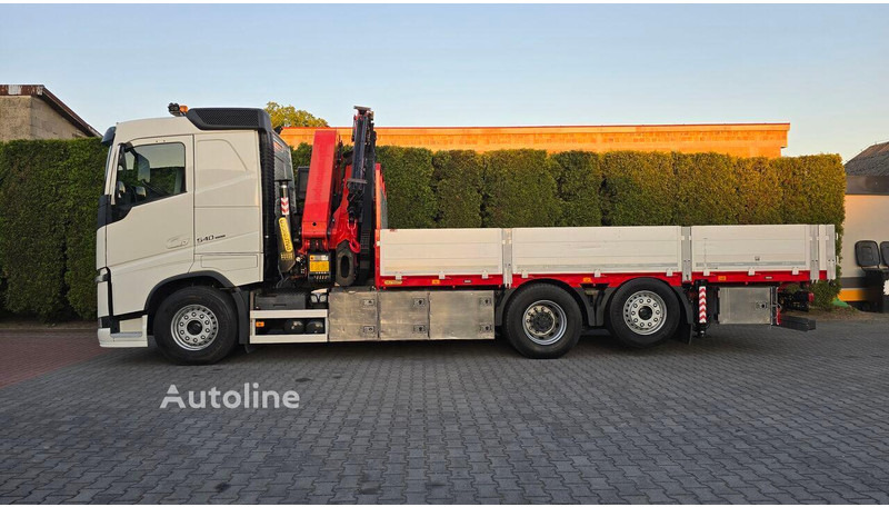 Volvo FH 540 - Flatbed+crane 6x2 - Dropside/ Flatbed truck, Crane truck: picture 4 Volvo FH 540 - Flatbed+crane 6x2 - Dropside/ Flatbed truck, Crane truck: picture 4