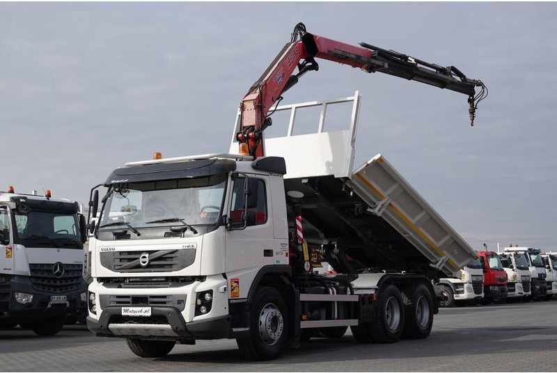 Volvo FMX 370 / 6X4 / WYWROTKA + HDS FASSI F165XP / MAX UDŹWIG 5200KG - Tipper: picture 1 Volvo FMX 370 / 6X4 / WYWROTKA + HDS FASSI F165XP / MAX UDŹWIG 5200KG - Tipper: picture 1