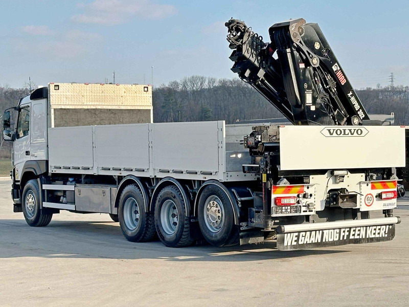 Dropside/ Flatbed truck, Crane truck Volvo FMX 460 HIAB X - HIPRO 302 EP - 5 + FUNK/ 8x4: picture 6