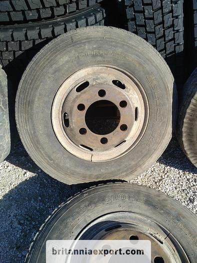 4 x used 7.50-16 LT tyres on 6 studs rims for Toyota Dyna 300 - Wheel and tire package: picture 4 4 x used 7.50-16 LT tyres on 6 studs rims for Toyota Dyna 300 - Wheel and tire package: picture 4