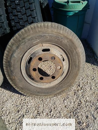 Wheel and tire package 4 x used 7.50-16 LT tyres on 6 studs rims for Toyota Dyna 300: picture 7