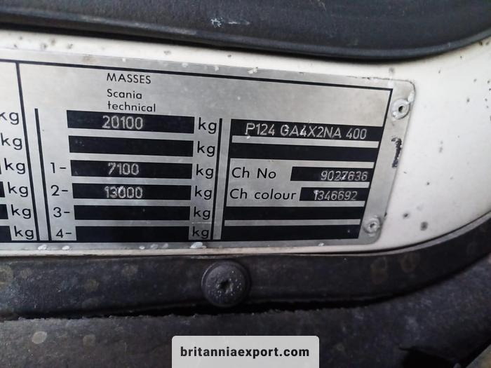 Tractor unit SCANIA P 124 G 400  | CP19  | Euro 2  | Manual gearbox: picture 12