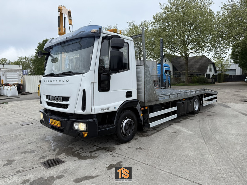 Iveco ML75E18/P AUTOTRANSPORT - AUTOMATIC - 7.5TON - LOADING 2830KG - NL TRUCK - Car transporter truck: picture 1 Iveco ML75E18/P AUTOTRANSPORT - AUTOMATIC - 7.5TON - LOADING 2830KG - NL TRUCK - Car transporter truck: picture 1