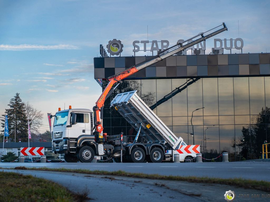 MAN 6x6 TGS 26.360 PALFINGER PK 18002 Kipper KRAN - Tipper, Crane truck: picture 3 MAN 6x6 TGS 26.360 PALFINGER PK 18002 Kipper KRAN - Tipper, Crane truck: picture 3
