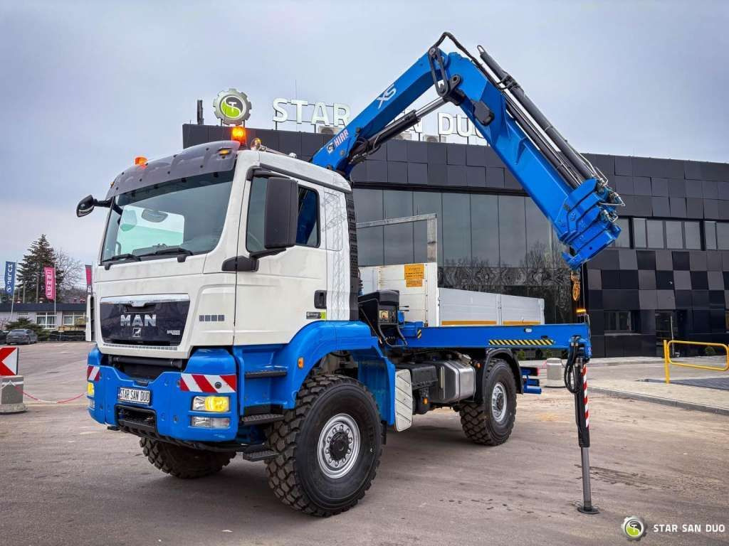 Crane truck, Dropside/ Flatbed truck MAN  TGS 18.440 4x4 HIAB 166 E-4 CRANE KRAN MAN  TGS 18.440 4x4 HIAB 166 E-4 CRANE KRAN: picture 18
