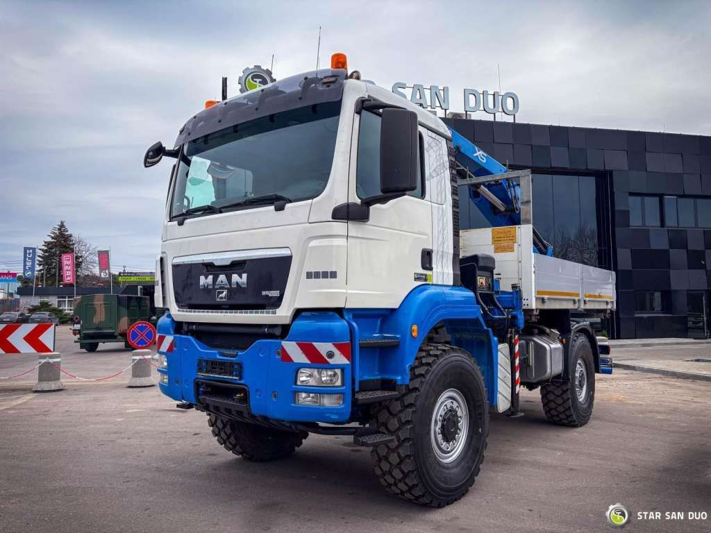 Crane truck, Dropside/ Flatbed truck MAN  TGS 18.440 4x4 HIAB 166 E-4 CRANE KRAN MAN  TGS 18.440 4x4 HIAB 166 E-4 CRANE KRAN: picture 7