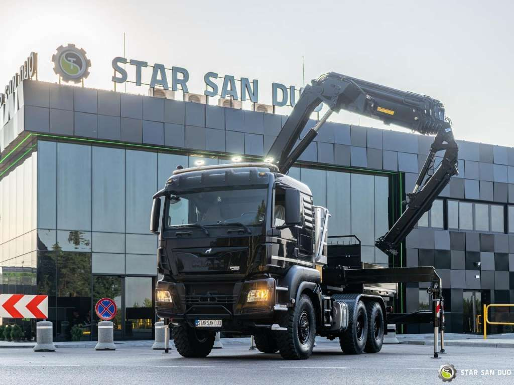 MAN TGS 26.420 6x6 HMF 3000 K6 Fly Jib Crane Basket - Crane truck: picture 4 MAN TGS 26.420 6x6 HMF 3000 K6 Fly Jib Crane Basket - Crane truck: picture 4