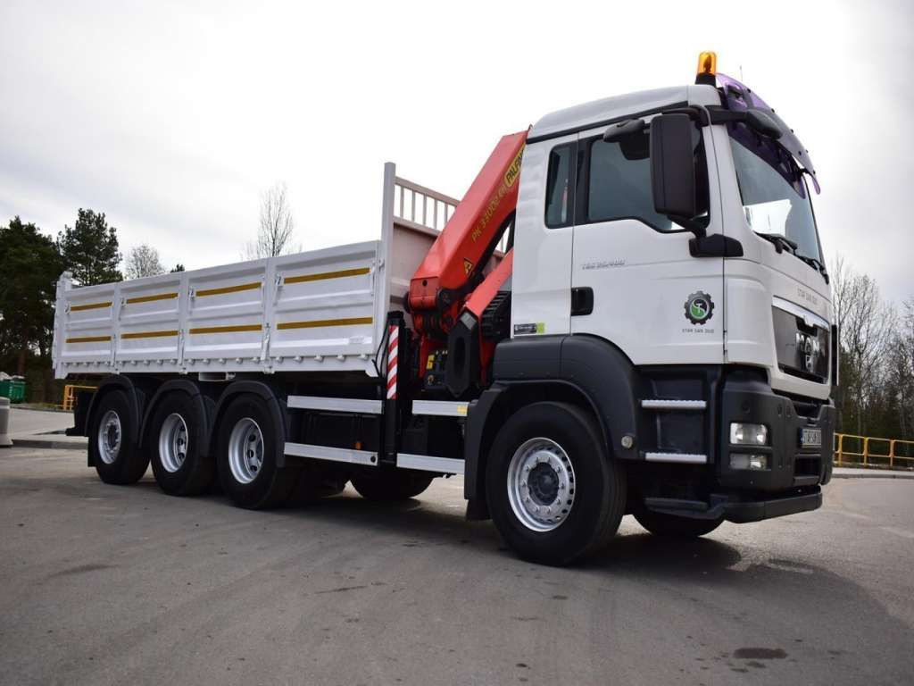 MAN  TGS 35.400 8X4 PALFINGER PK 33002 CRANE KIPPER - Tipper: picture 3 MAN  TGS 35.400 8X4 PALFINGER PK 33002 CRANE KIPPER - Tipper: picture 3