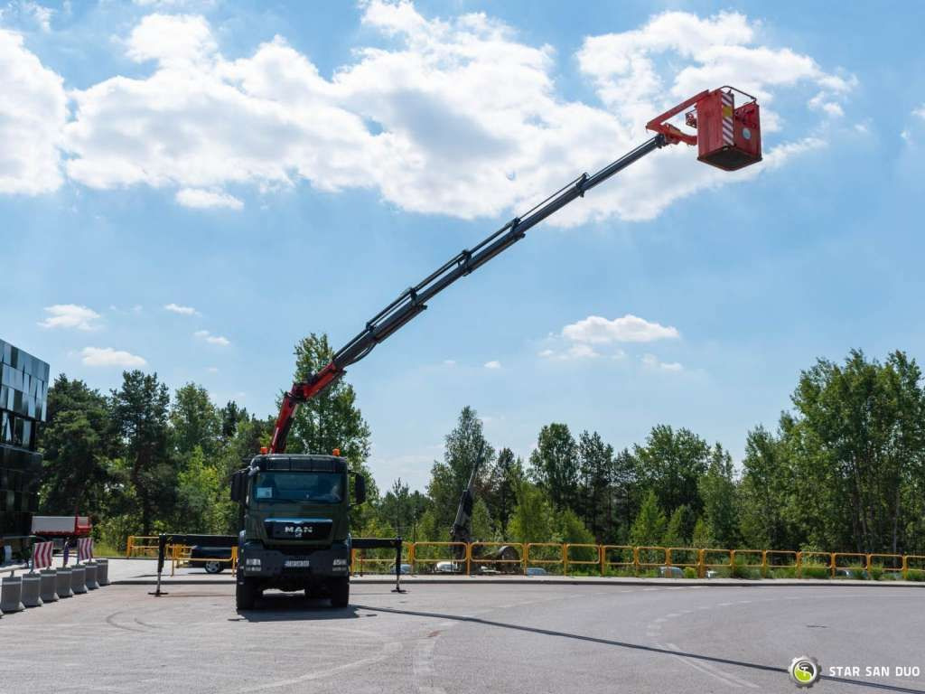 Crane truck MAN  TGS 35.480 PALFINGER PK 20002 HDS Grapple Tippe: picture 6