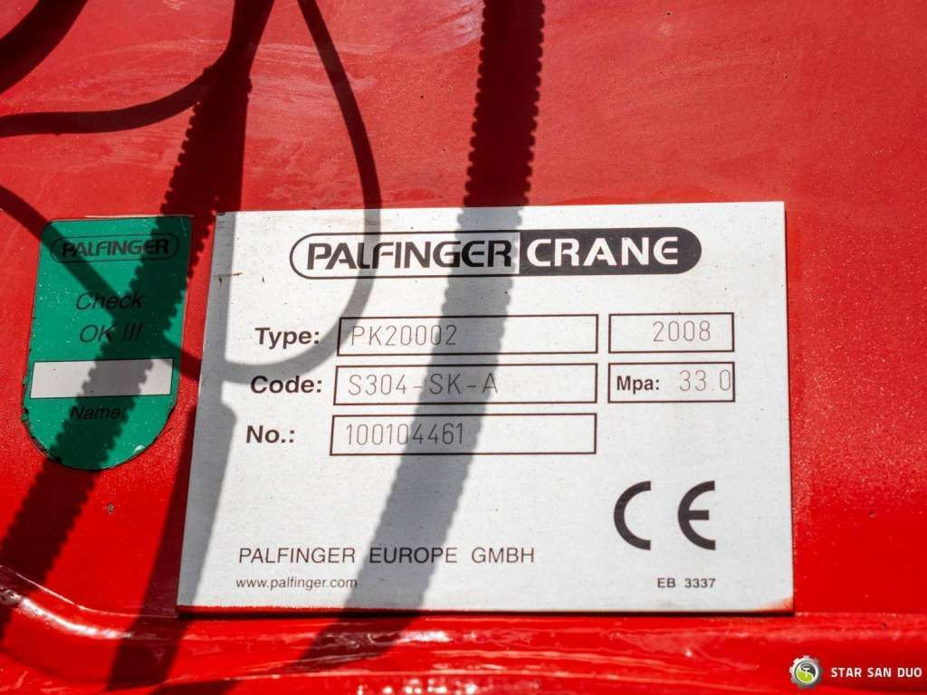 Crane truck MAN  TGS 35.480 PALFINGER PK 20002 HDS Grapple Tippe: picture 7
