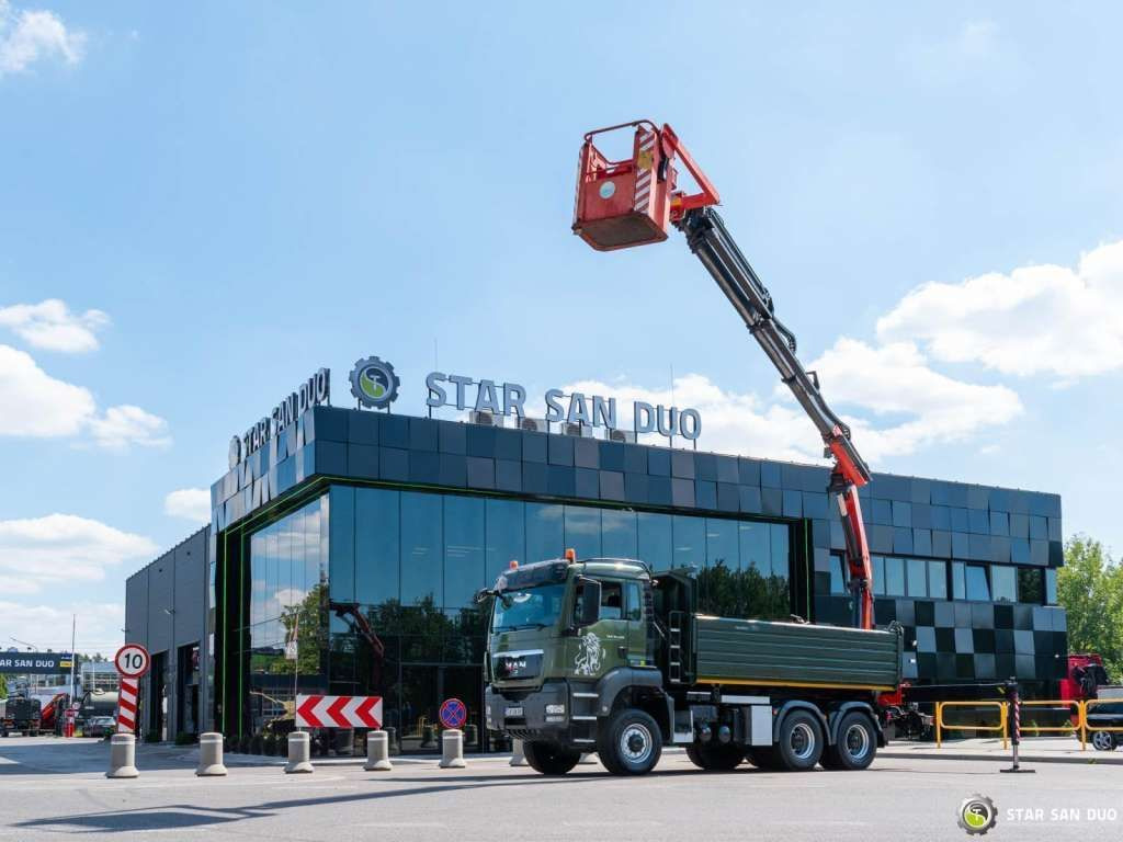 MAN TGS 35.480 PALFINGER PK 20002 HDS Grapple Tippe - Tipper: picture 5 MAN TGS 35.480 PALFINGER PK 20002 HDS Grapple Tippe - Tipper: picture 5