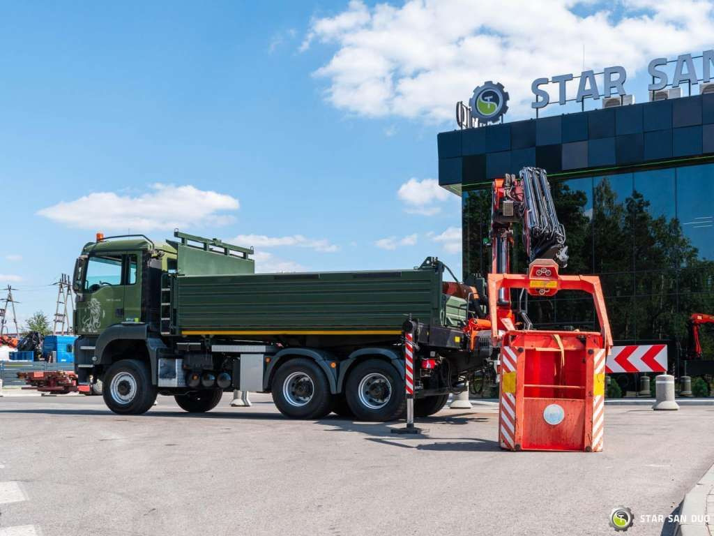 Crane truck MAN  TGS 35.480 PALFINGER PK 20002 HDS Grapple Tippe: picture 26