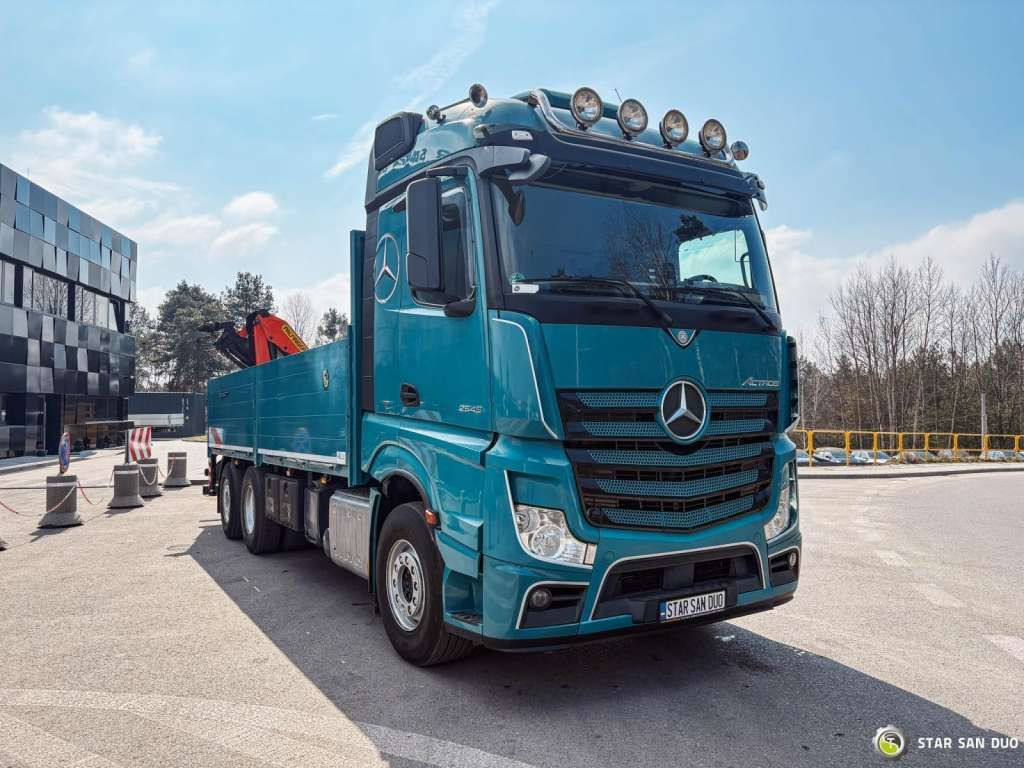 Mercedes-Benz  ACTROS 2545 6x2 Palfinger PK 16001 HDS Crane Mercedes-Benz  ACTROS 2545 6x2 Palfinger PK 16001 HDS Crane - Crane truck, Dropside/ Flatbed truck: picture 5 Mercedes-Benz  ACTROS 2545 6x2 Palfinger PK 16001 HDS Crane Mercedes-Benz  ACTROS 2545 6x2 Palfinger PK 16001 HDS Crane - Crane truck, Dropside/ Flatbed truck: picture 5