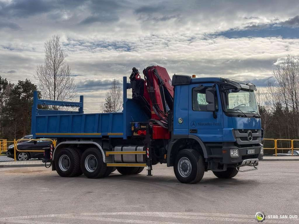 Mercedes-Benz ACTROS 3341 6x6 HMF 4220 K4 CRANE KIPPER - Crane truck: picture 4 Mercedes-Benz ACTROS 3341 6x6 HMF 4220 K4 CRANE KIPPER - Crane truck: picture 4