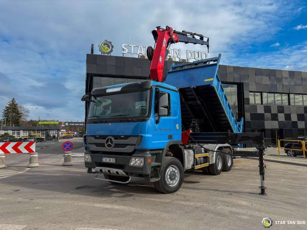 Mercedes-Benz ACTROS 3341 6x6 HMF 4220 K4 CRANE KIPPER - Crane truck: picture 5 Mercedes-Benz ACTROS 3341 6x6 HMF 4220 K4 CRANE KIPPER - Crane truck: picture 5