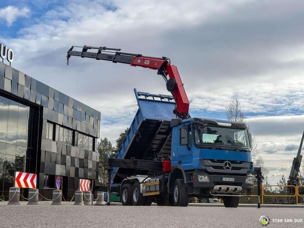 Mercedes-Benz ACTROS 3341 6x6 HMF 4220 K4 CRANE KIPPER - Crane truck: picture 3 Mercedes-Benz ACTROS 3341 6x6 HMF 4220 K4 CRANE KIPPER - Crane truck: picture 3