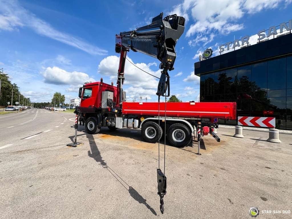 Mercedes-Benz AROCS 3345 6x6 HMF 3220 Winch Crane tipper - Crane truck: picture 4 Mercedes-Benz AROCS 3345 6x6 HMF 3220 Winch Crane tipper - Crane truck: picture 4