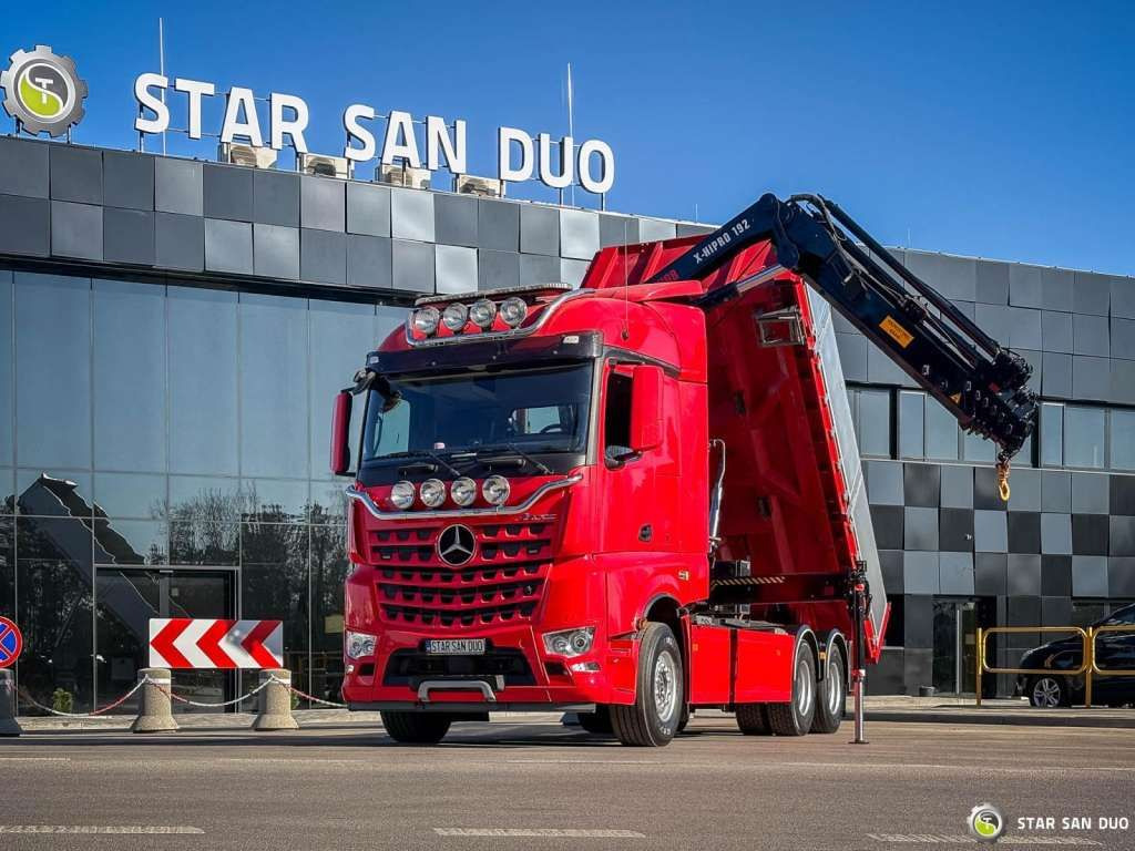 Mercedes-Benz AROCS 3358L 6x4 HIAB 192X-HIPRO E-6 Crane Kippe - Crane truck: picture 3 Mercedes-Benz AROCS 3358L 6x4 HIAB 192X-HIPRO E-6 Crane Kippe - Crane truck: picture 3
