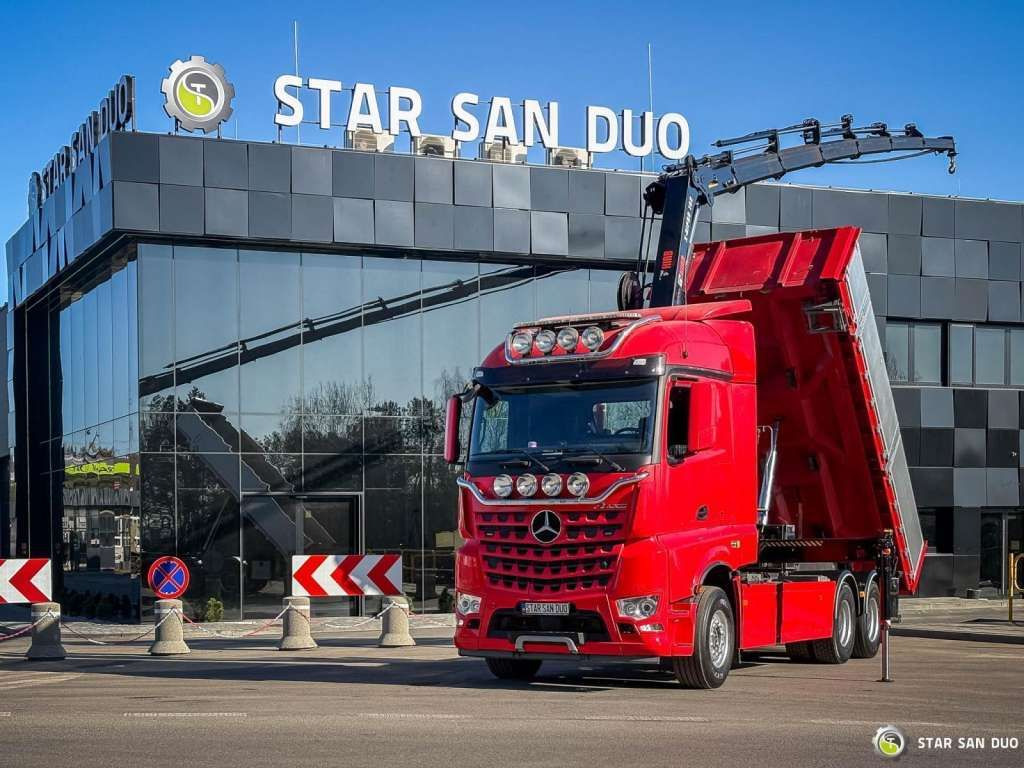 Mercedes-Benz AROCS 3358L 6x4 HIAB 192X-HIPRO E-6 Crane Kippe - Crane truck: picture 1 Mercedes-Benz AROCS 3358L 6x4 HIAB 192X-HIPRO E-6 Crane Kippe - Crane truck: picture 1