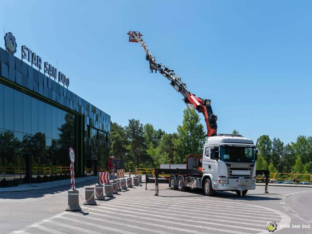 Scania G490 6x2 Palfinger PK 53002 SH Fly Jib Basket - Crane truck: picture 1 Scania G490 6x2 Palfinger PK 53002 SH Fly Jib Basket - Crane truck: picture 1