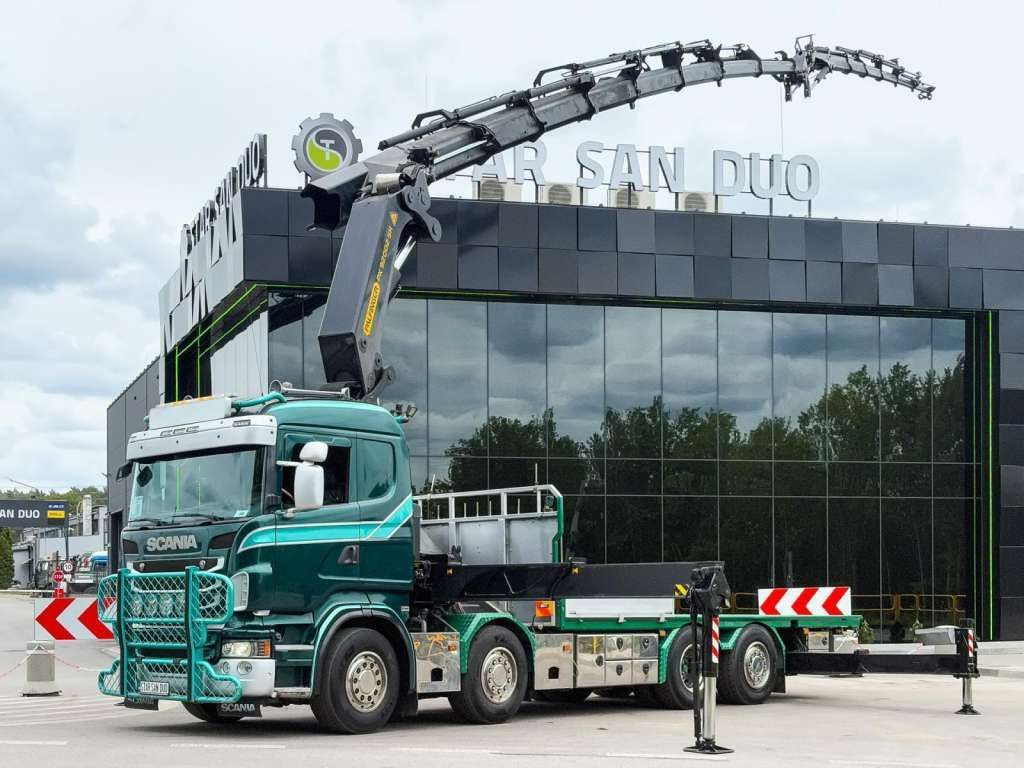 Scania R480 8x2 PALFINGER PK 92002 SH FLY JIB CRANE - Crane truck: picture 5 Scania R480 8x2 PALFINGER PK 92002 SH FLY JIB CRANE - Crane truck: picture 5