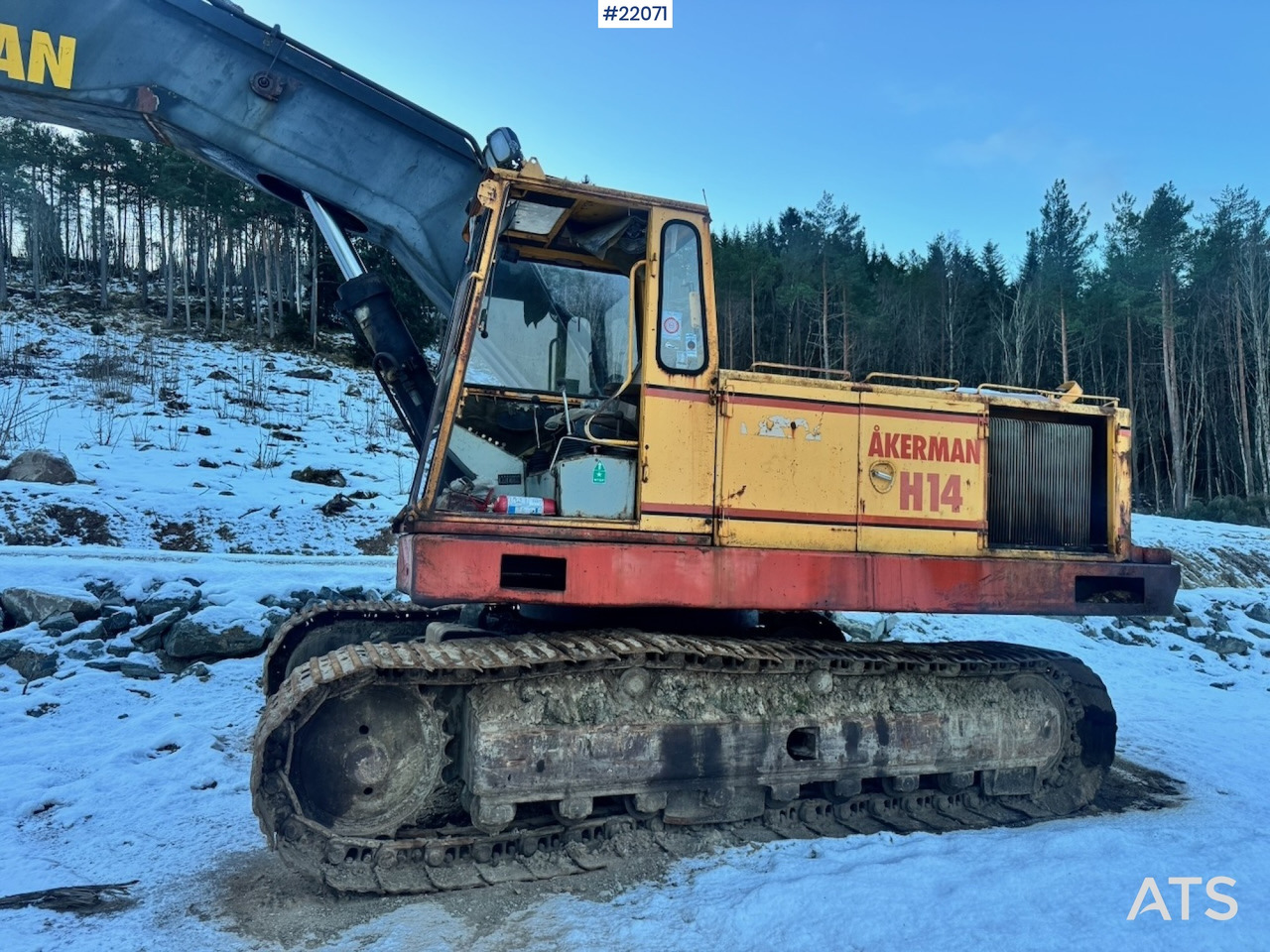 Åkerman Ca. 1984 Åkerman H14 Beltegraver m/ Graveskuffe - Excavator: picture 4 Åkerman Ca. 1984 Åkerman H14 Beltegraver m/ Graveskuffe - Excavator: picture 4