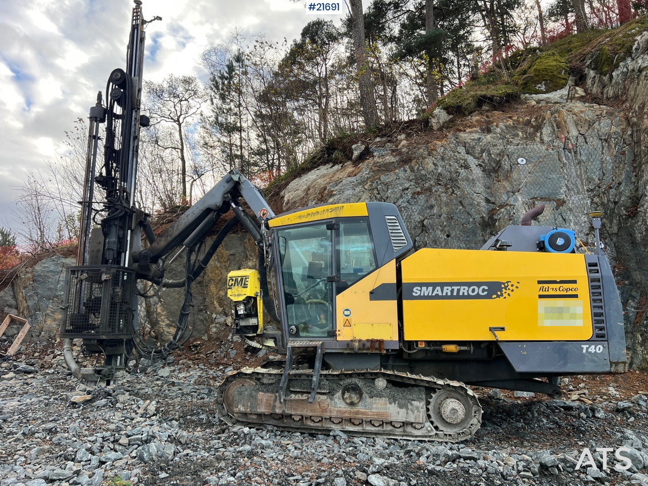 Atlas Copco Flexiroc T40-11 borerigg m/2540 hammer,CME sliper og gps - Drilling rig: picture 1 Atlas Copco Flexiroc T40-11 borerigg m/2540 hammer,CME sliper og gps - Drilling rig: picture 1