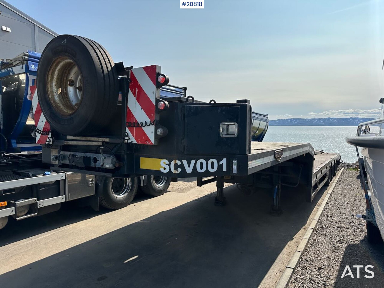 Broshuis Maskinhenger - Low loader semi-trailer: picture 1 Broshuis Maskinhenger - Low loader semi-trailer: picture 1