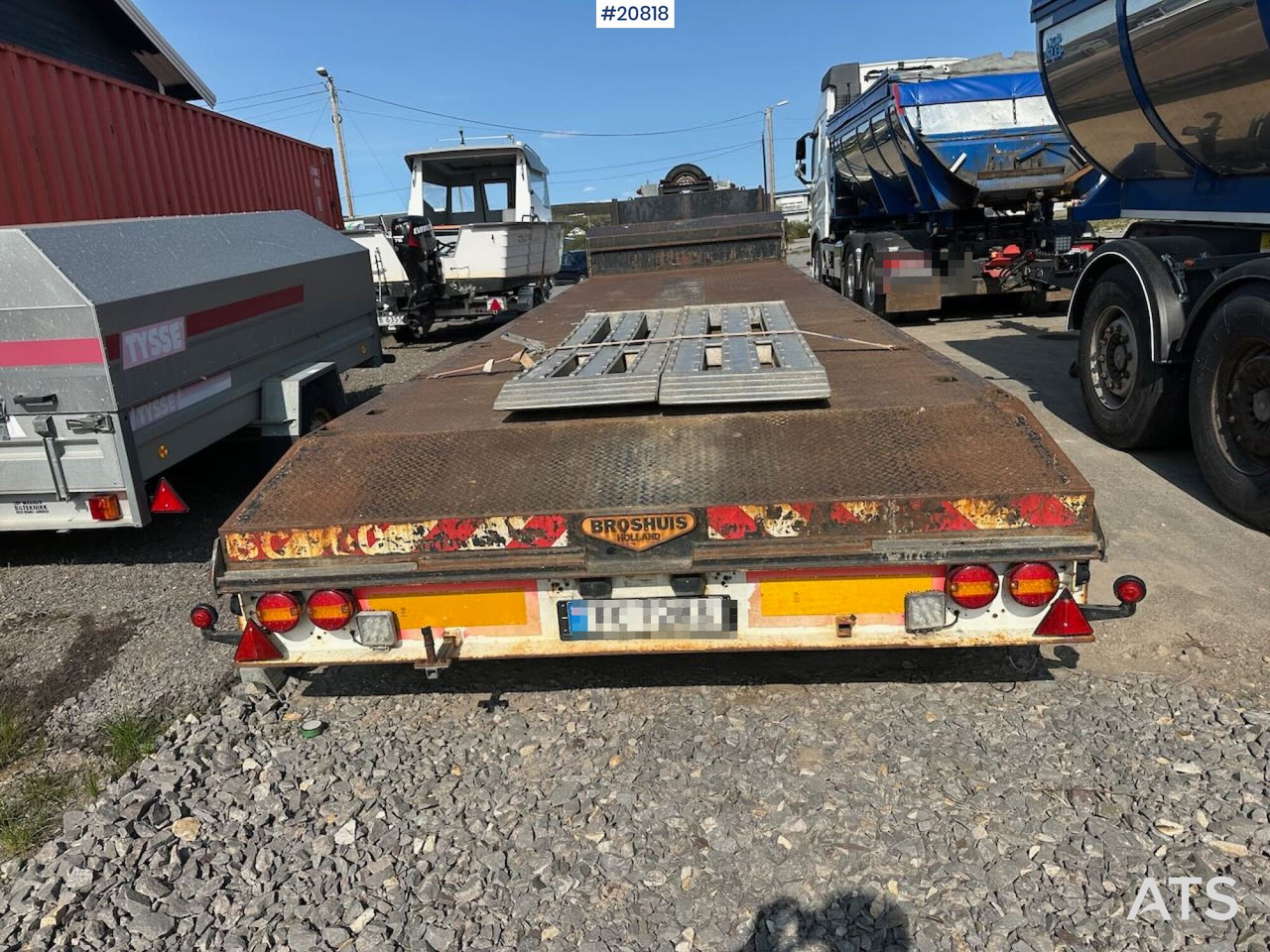 Broshuis Maskinhenger - Low loader semi-trailer: picture 5 Broshuis Maskinhenger - Low loader semi-trailer: picture 5