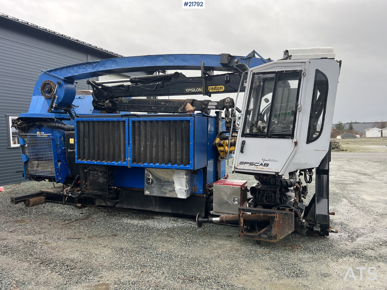 Wood chipper Bruks 806st Bio tre kverner m/ Epsilon palfinger m120l97 tømmerkrane: picture 12 Wood chipper Bruks 806st Bio tre kverner m/ Epsilon palfinger m120l97 tømmerkrane: picture 12