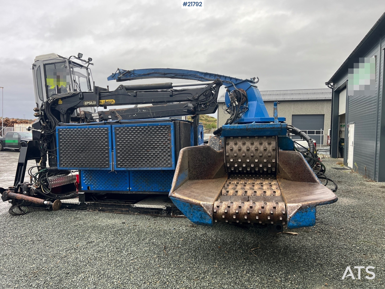 Wood chipper Bruks 806st Bio tre kverner m/ Epsilon palfinger m120l97 tømmerkrane: picture 25 Wood chipper Bruks 806st Bio tre kverner m/ Epsilon palfinger m120l97 tømmerkrane: picture 25