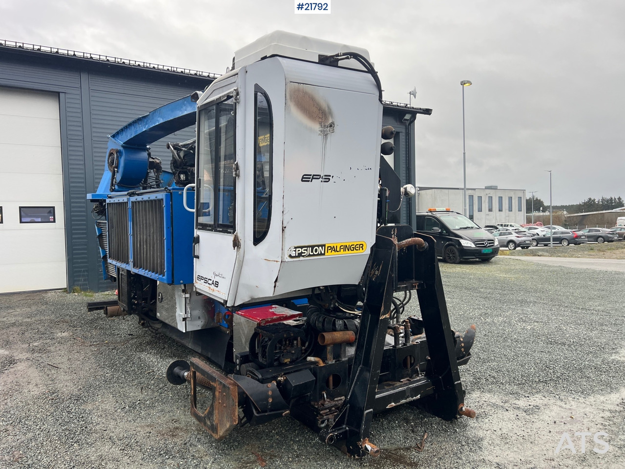 Wood chipper Bruks 806st Bio tre kverner m/ Epsilon palfinger m120l97 tømmerkrane: picture 10 Wood chipper Bruks 806st Bio tre kverner m/ Epsilon palfinger m120l97 tømmerkrane: picture 10