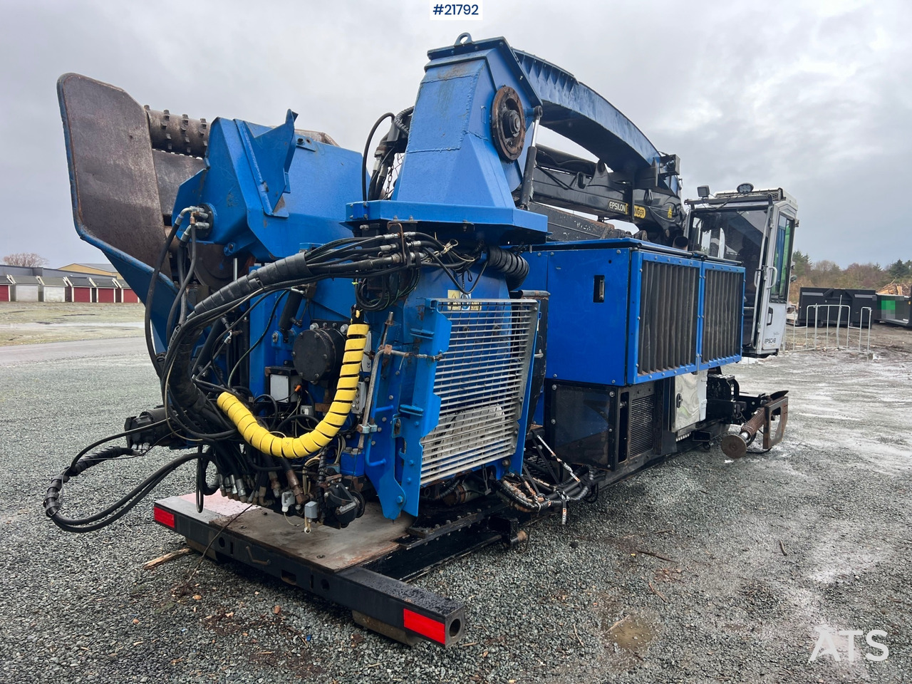 Wood chipper Bruks 806st Bio tre kverner m/ Epsilon palfinger m120l97 tømmerkrane: picture 14 Wood chipper Bruks 806st Bio tre kverner m/ Epsilon palfinger m120l97 tømmerkrane: picture 14